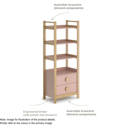 Boori bookcase sale white
